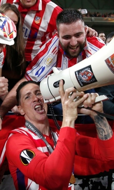 Torres scores twice in final game with Atletico Madrid